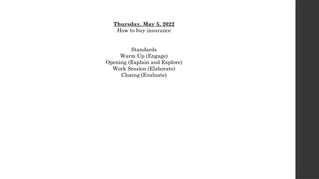 thursday may 5 2022 how to buy insurance