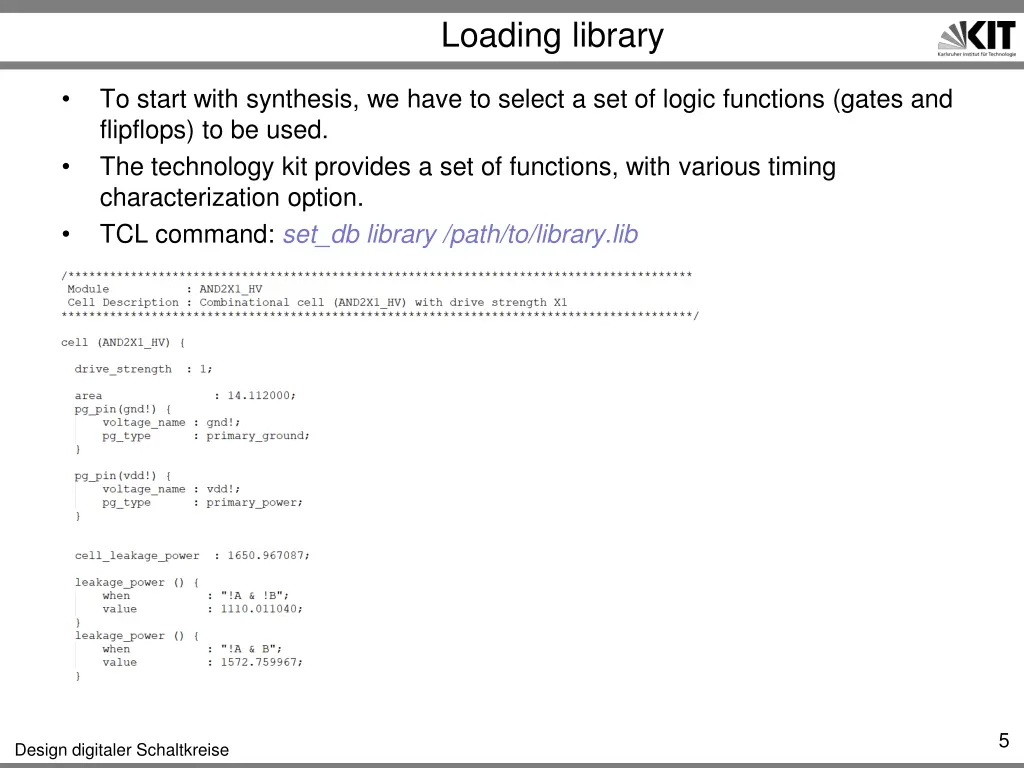 loading library
