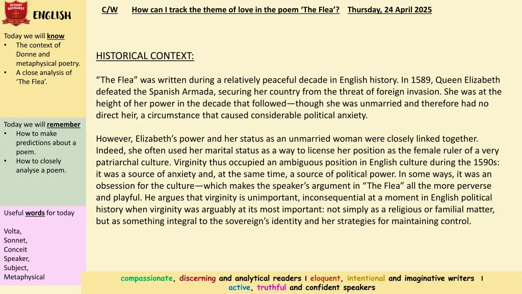 c w how can i track the theme of love in the poem 4