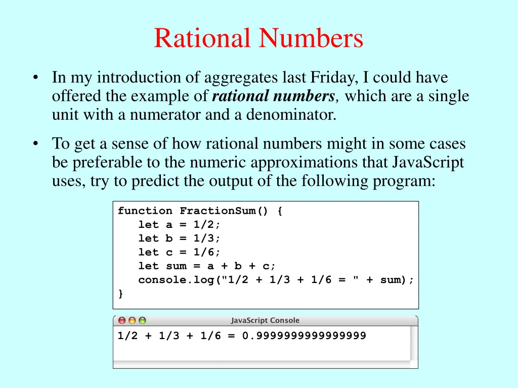 rational numbers