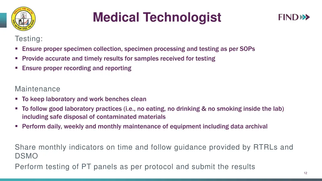 medical technologist