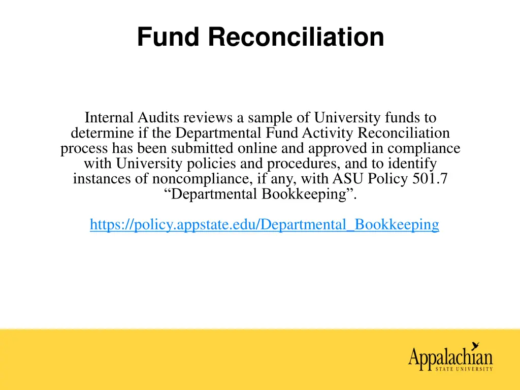 fund reconciliation 2