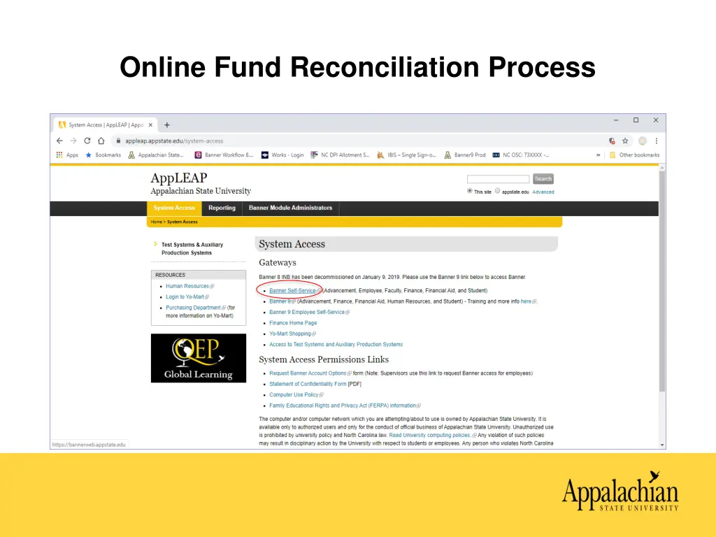 online fund reconciliation process 1
