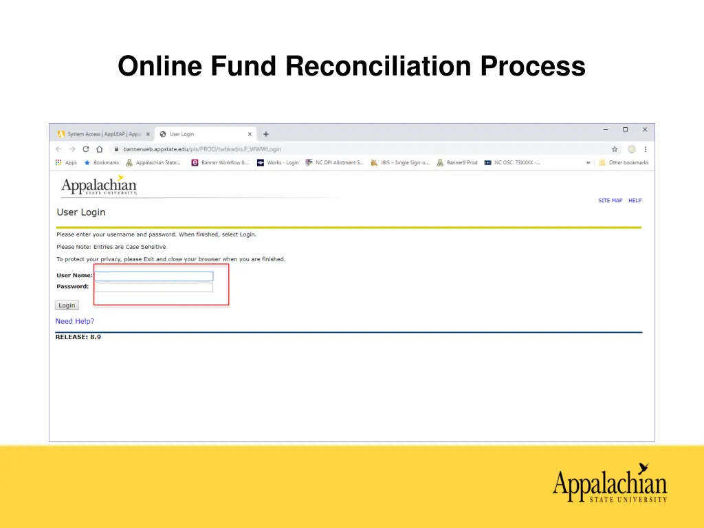 online fund reconciliation process 2