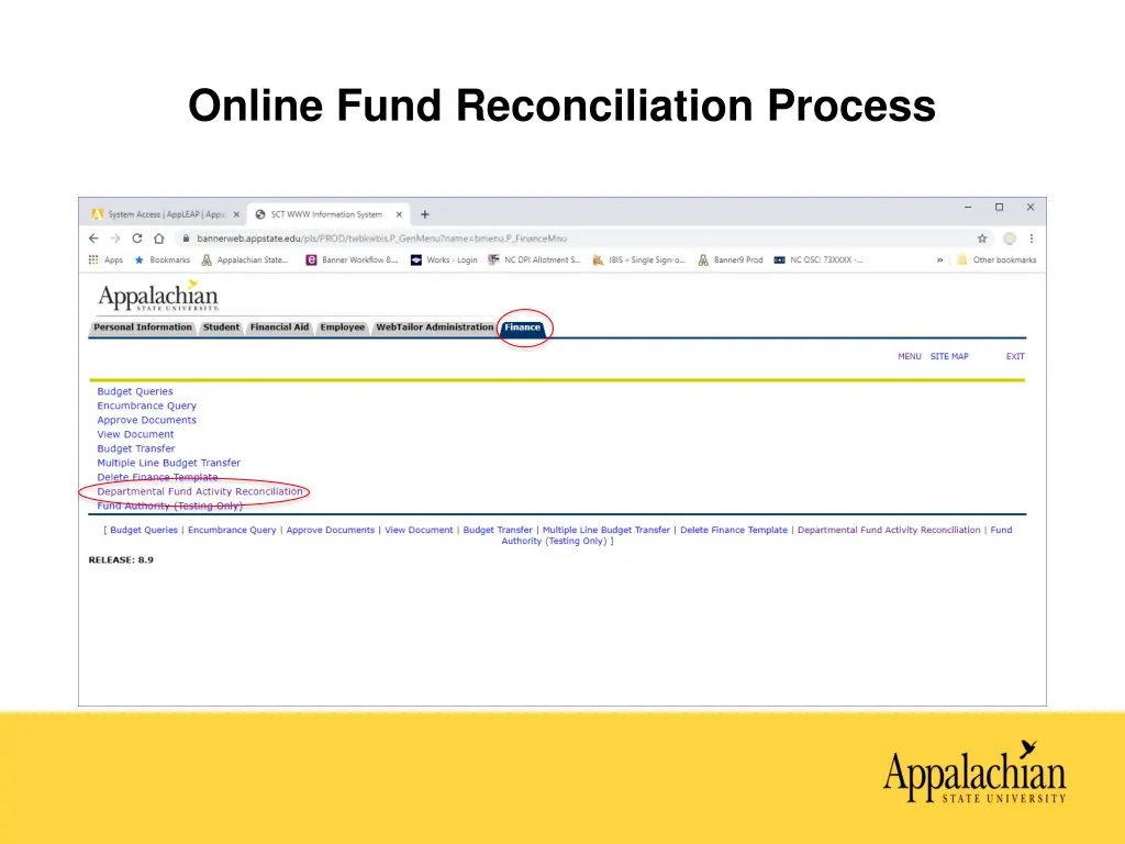 online fund reconciliation process 3