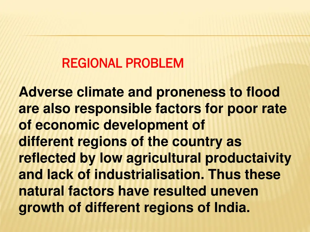 regional problem regional problem