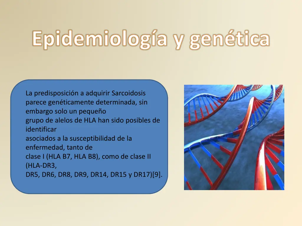 epidemiolog a y gen tica