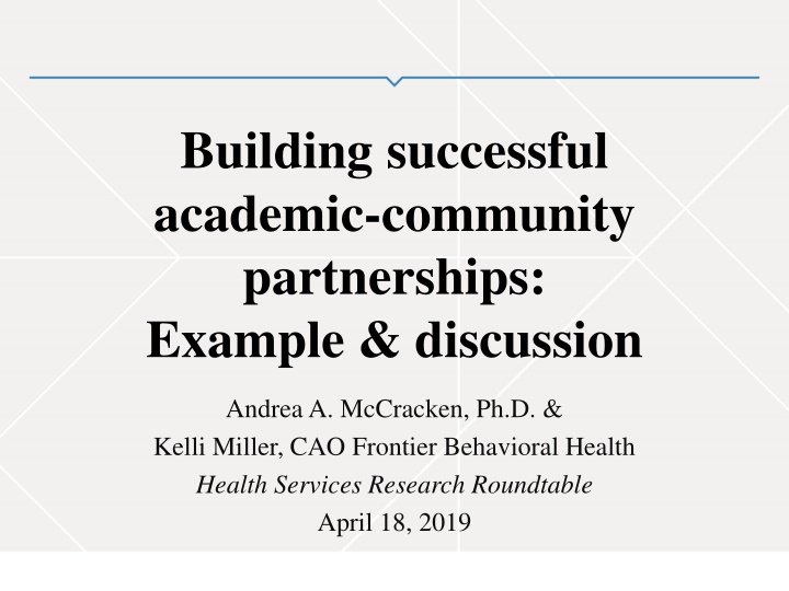 building successful academic community