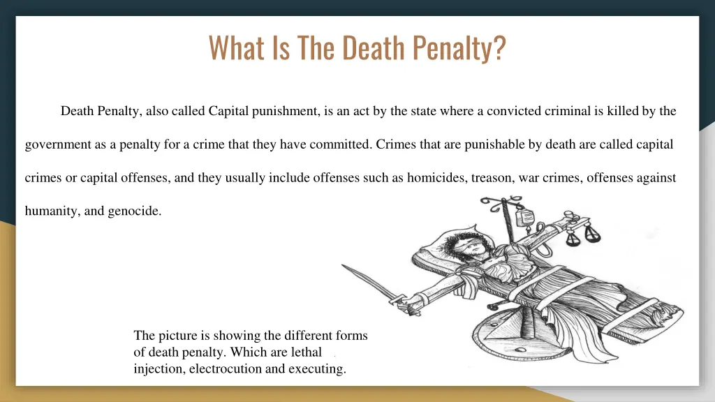 what is the death penalty