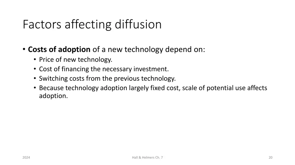 factors affecting diffusion 2