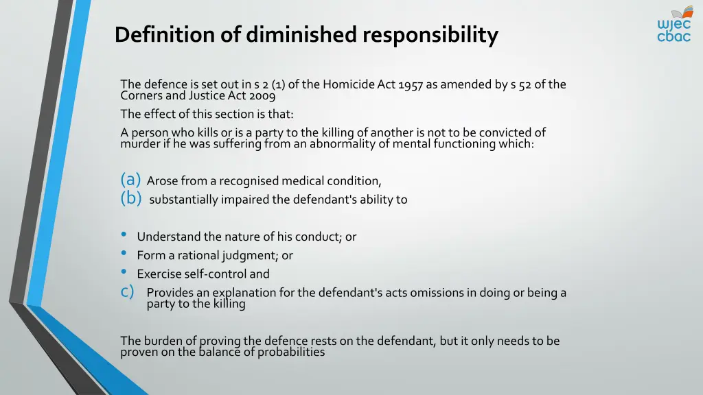 definition of diminished responsibility