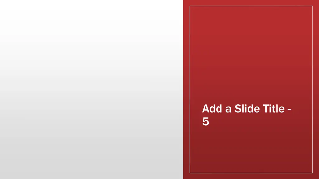 add a slide title 5