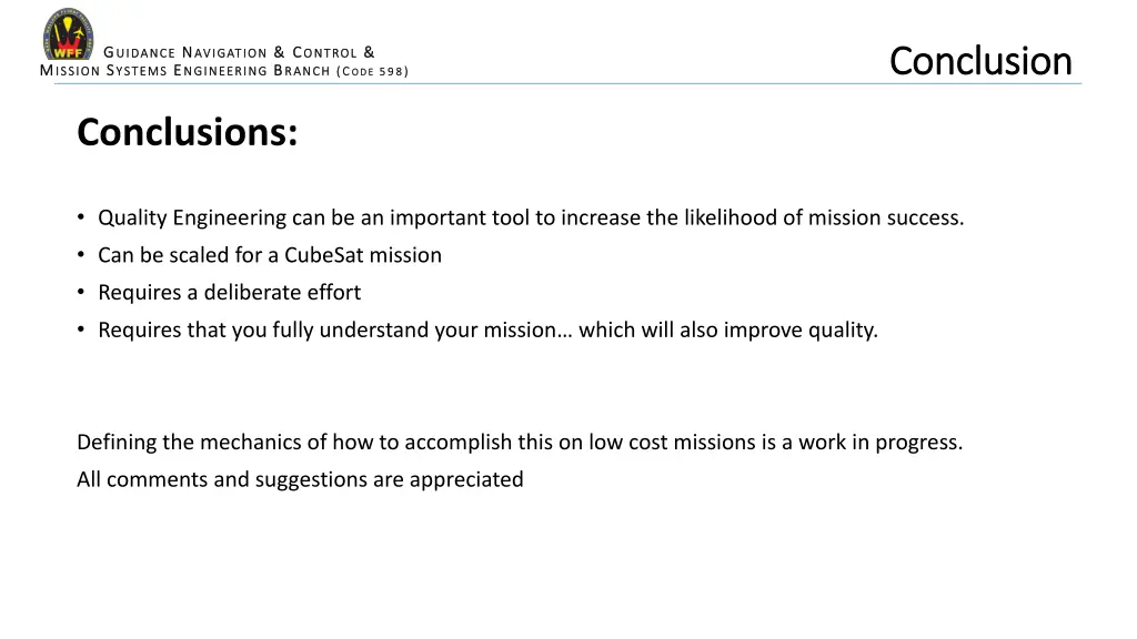 conclusion conclusion