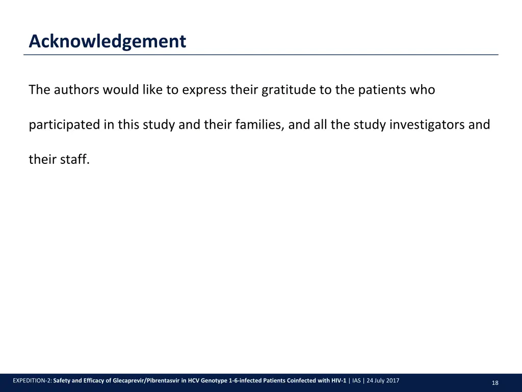 acknowledgement