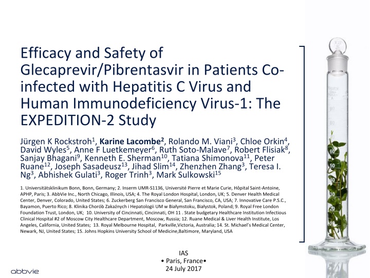 efficacy and safety of glecaprevir pibrentasvir