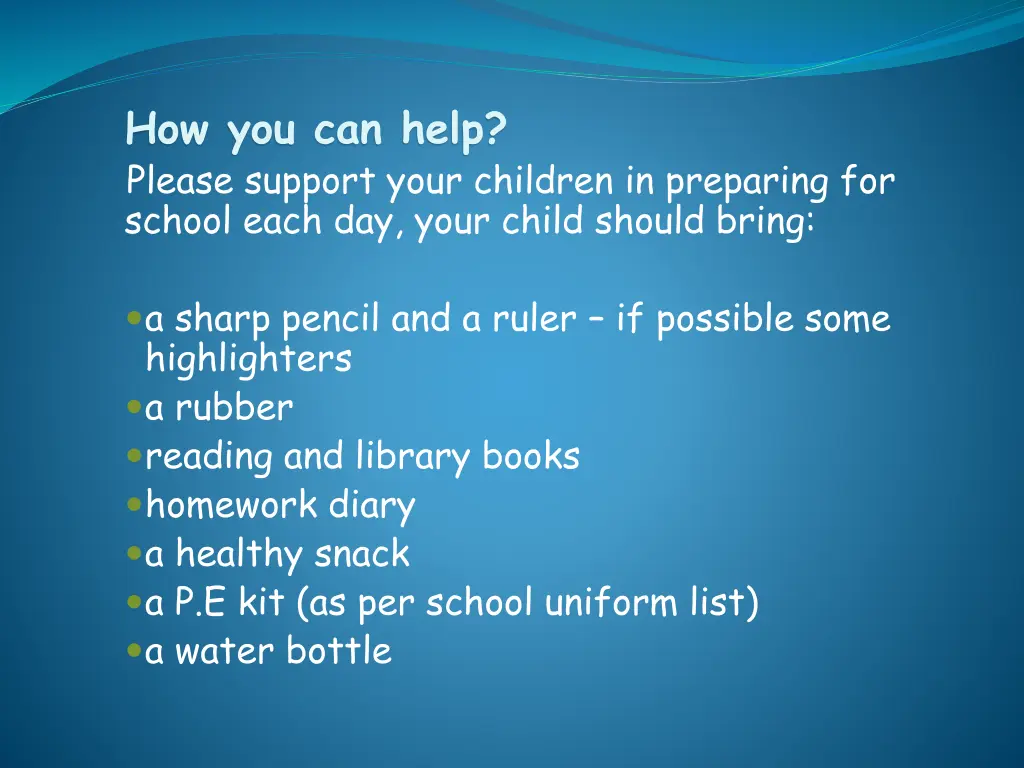 how you can help please support your children
