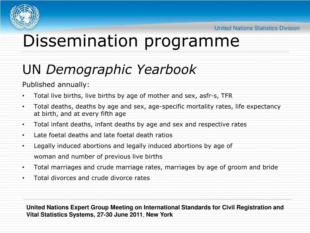 dissemination programme