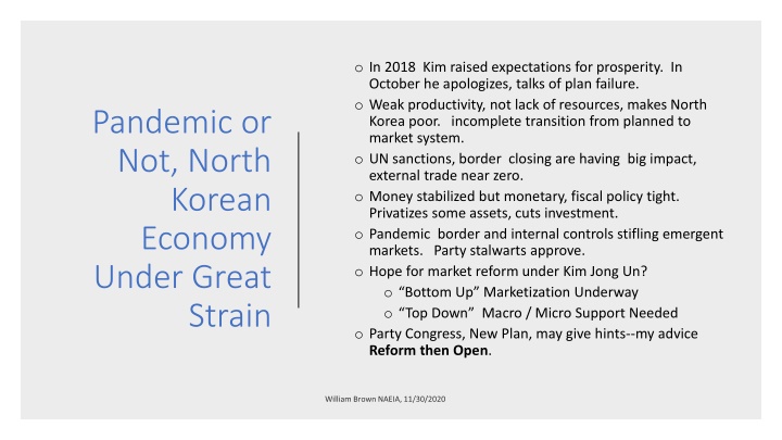 o in 2018 kim raised expectations for prosperity