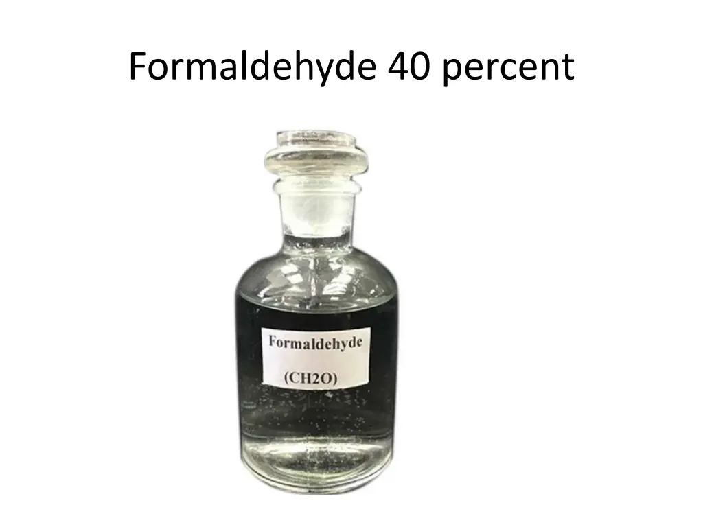 formaldehyde 40 percent