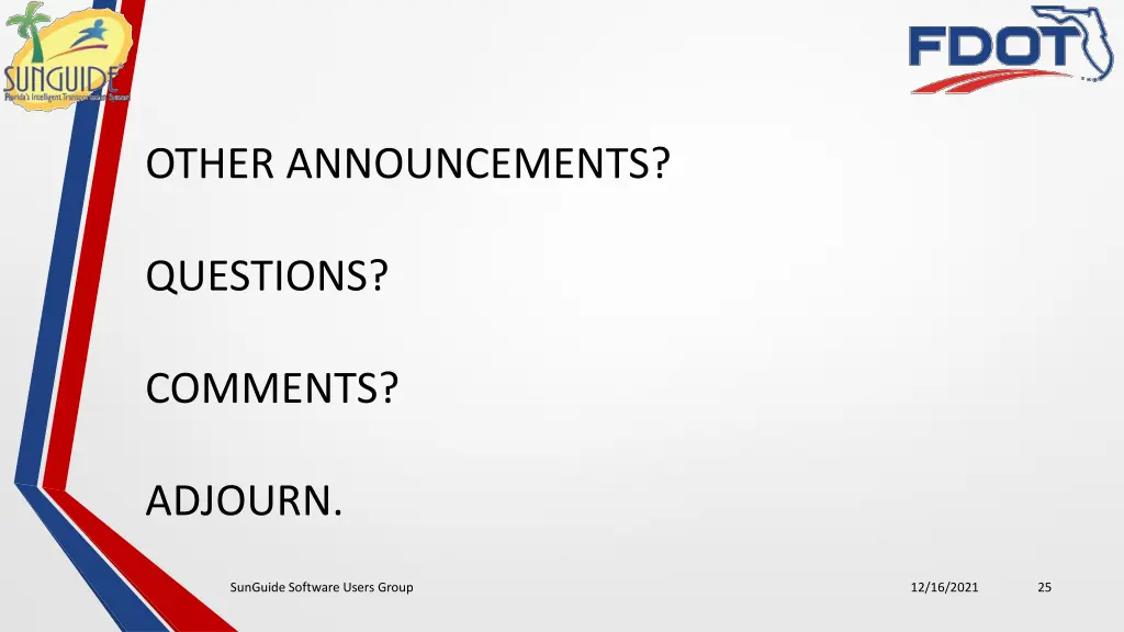 other announcements