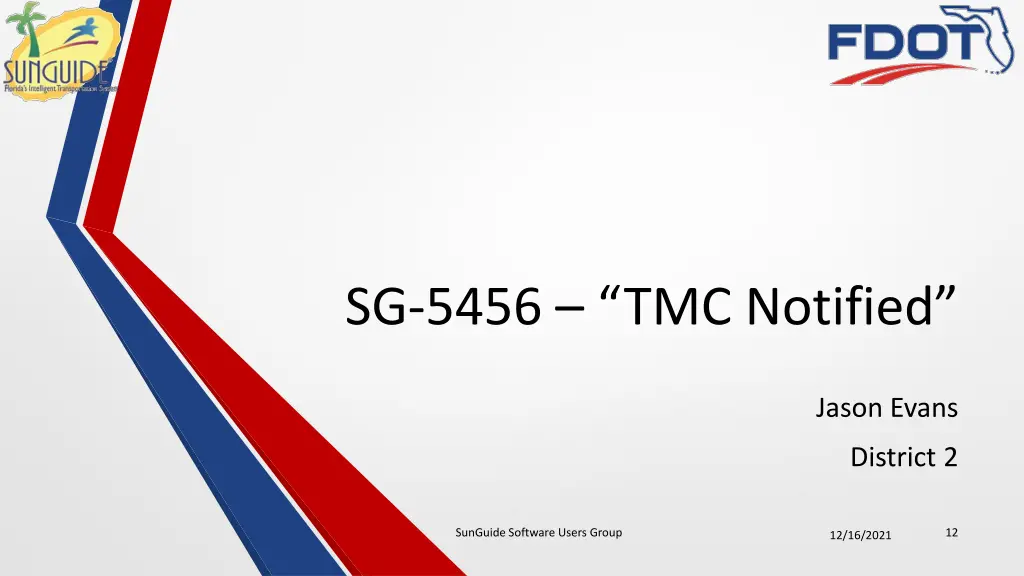 sg 5456 tmc notified