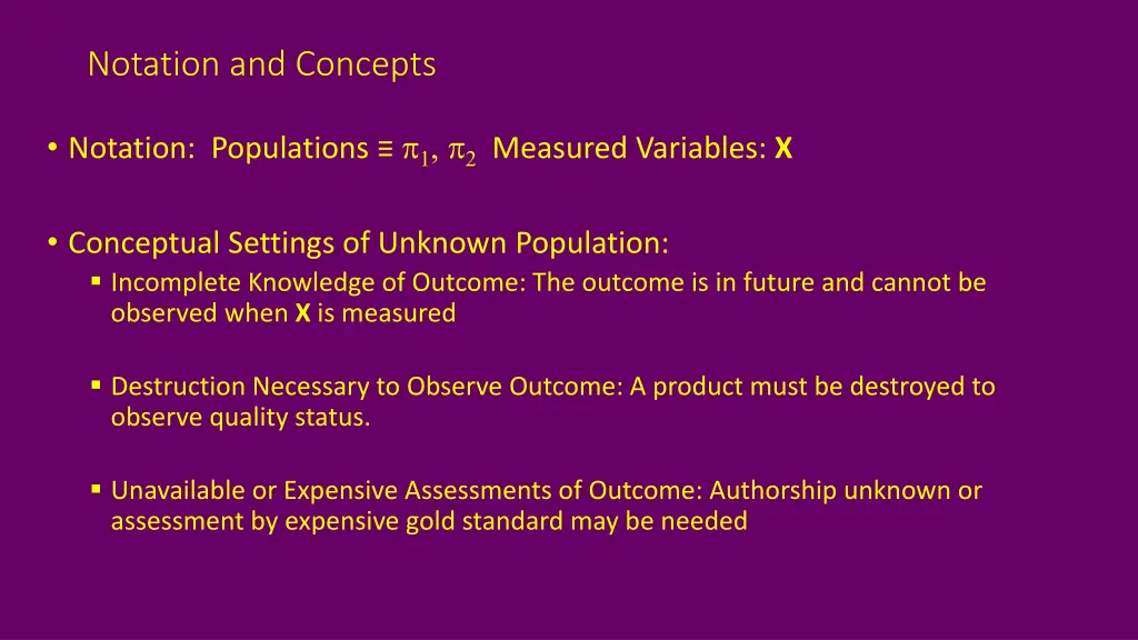 notation and concepts