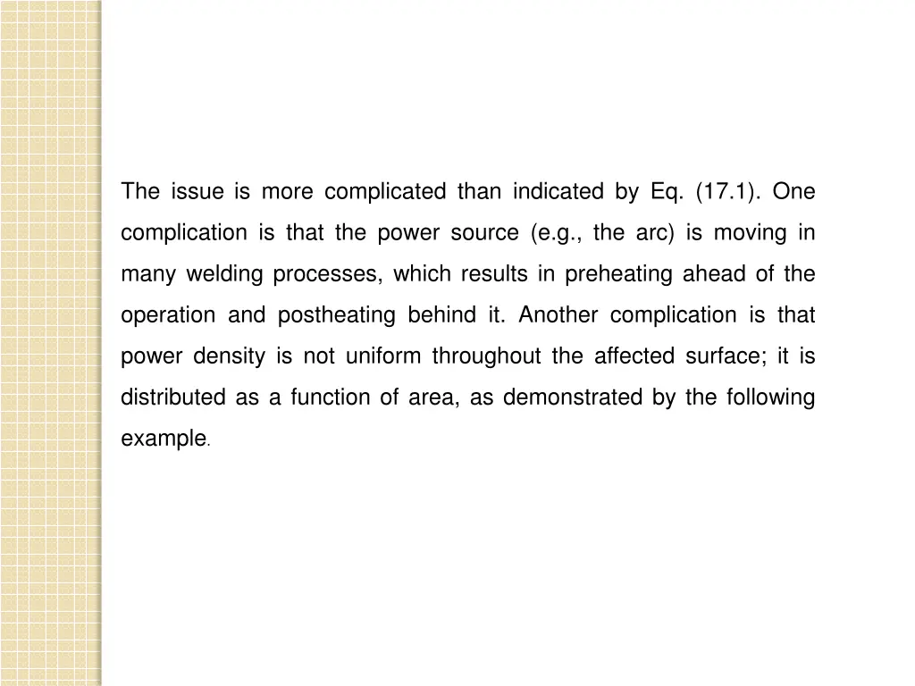 the issue is more complicated than indicated