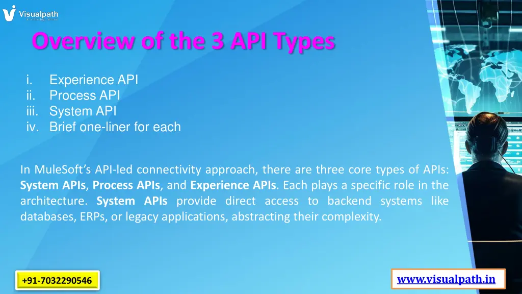 overview of the 3 api types