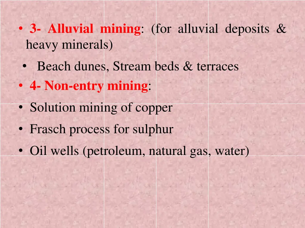 3 alluvial mining for alluvial deposits heavy