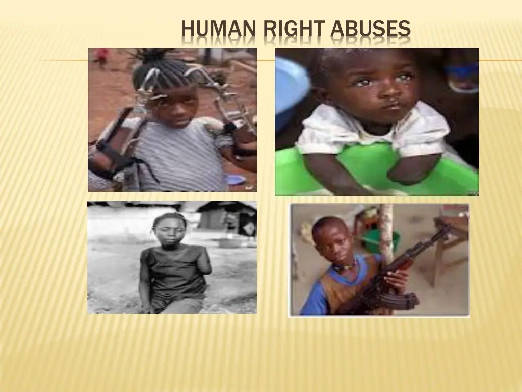 human right abuses
