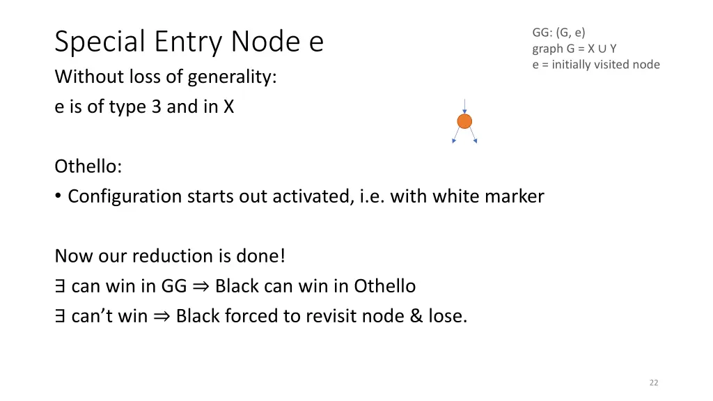 gg g e graph g x y e initially visited node