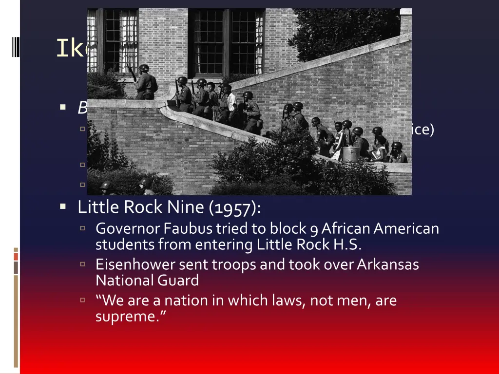 ike and civil rights