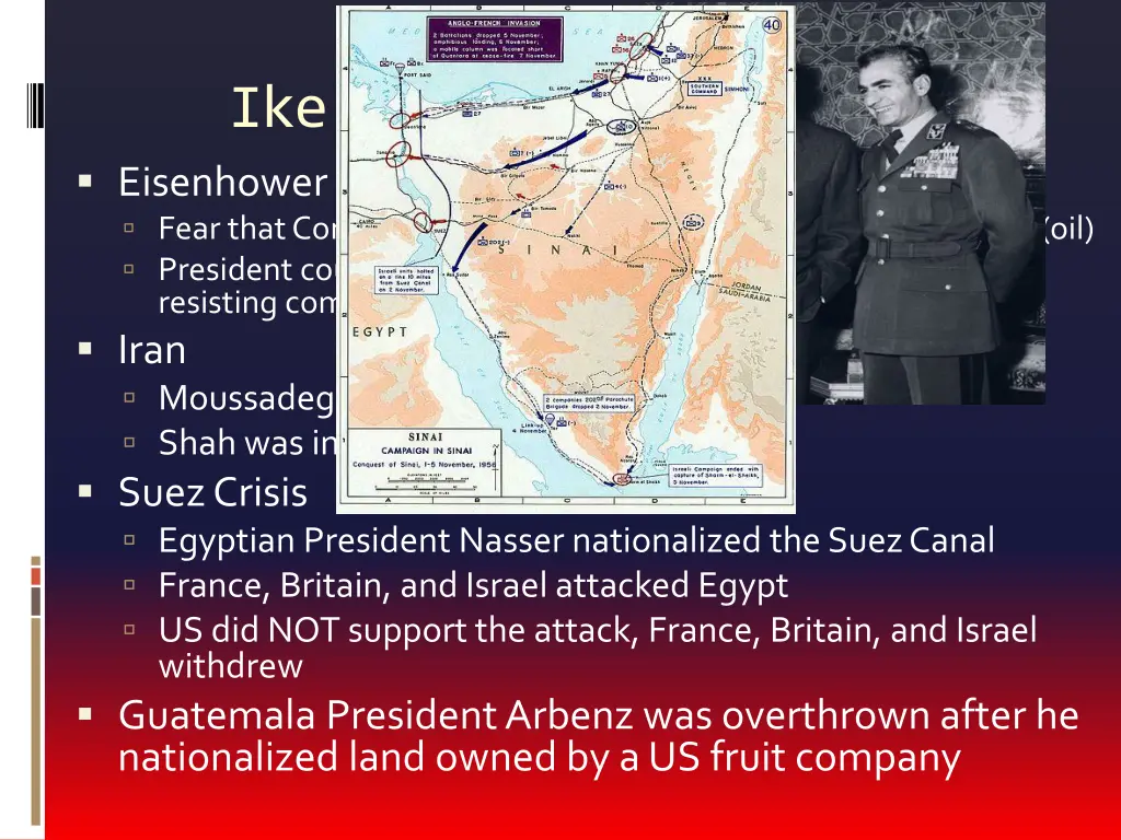 ike and foreign policy eisenhower doctrine fear