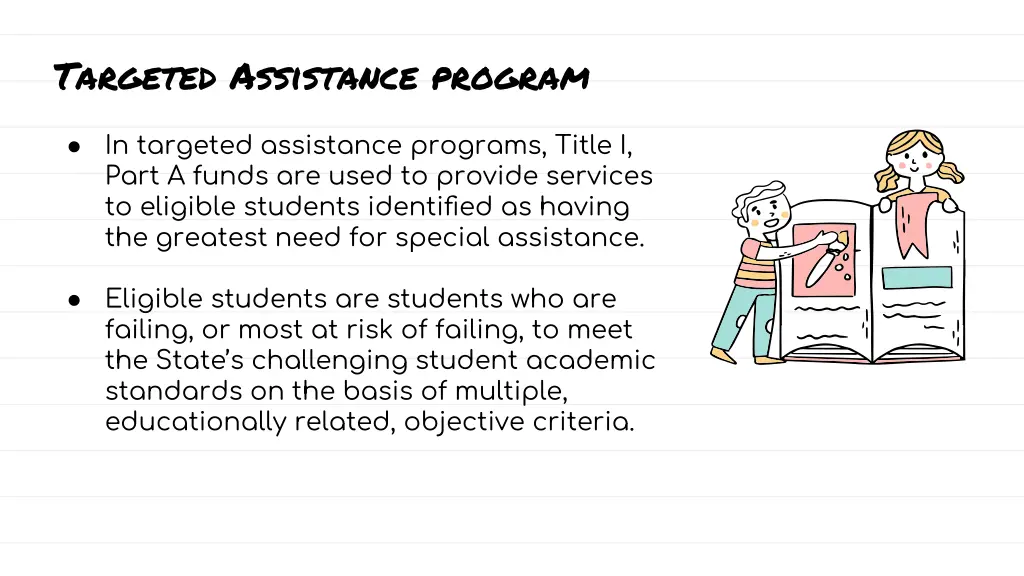targeted assistance program