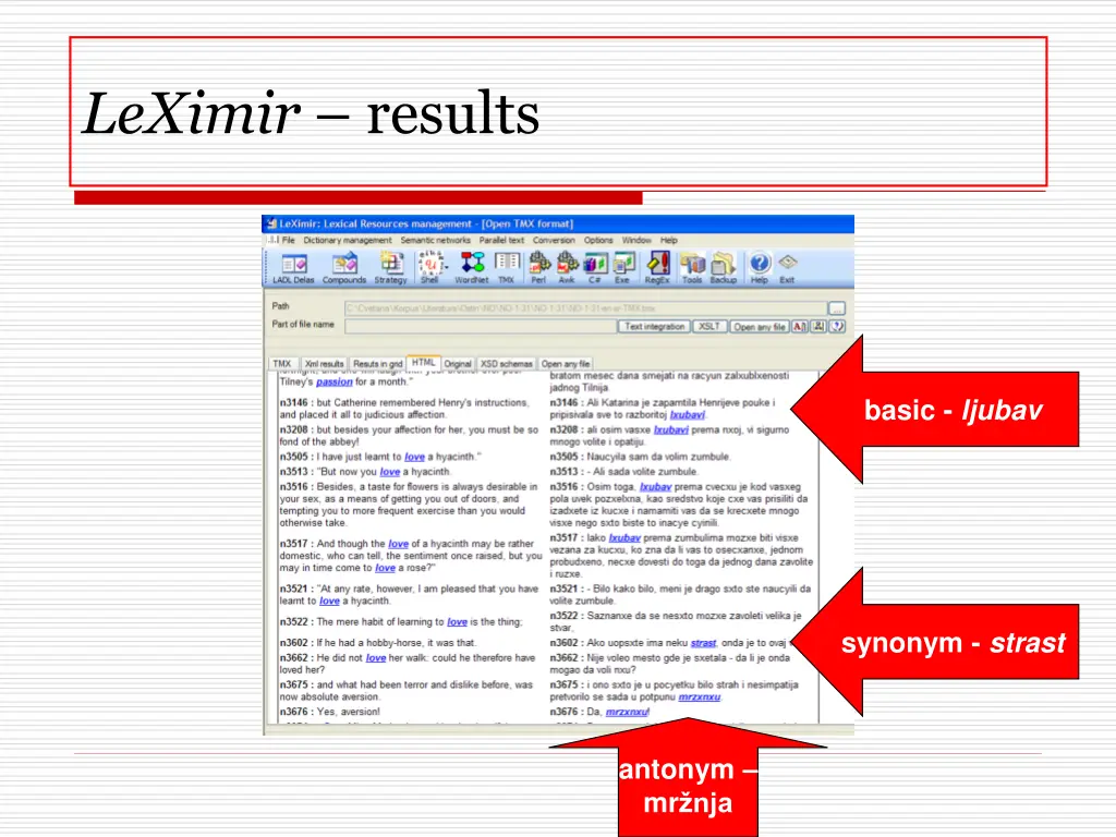 leximir results