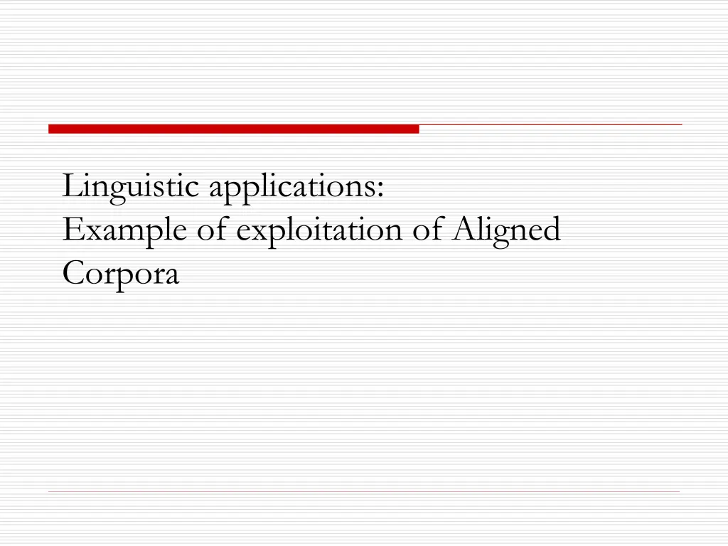 linguistic applications example of exploitation