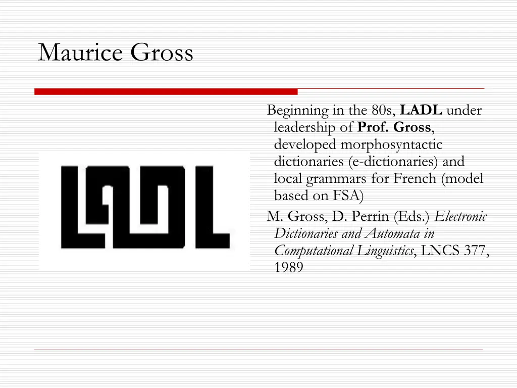 maurice gross 1