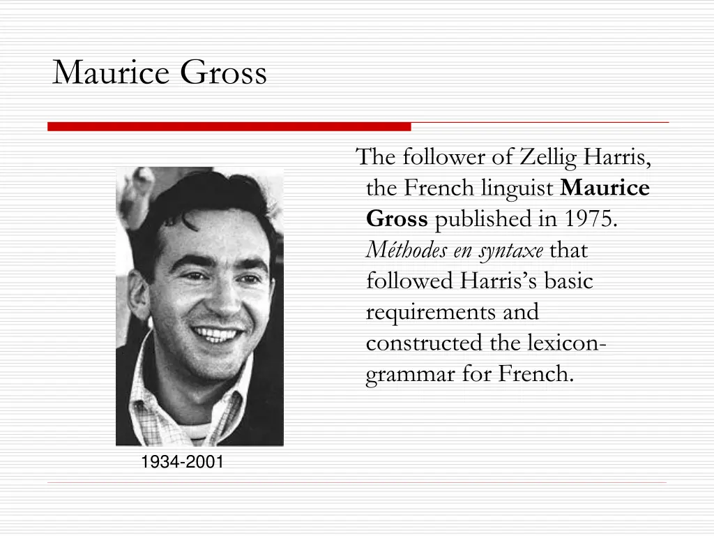 maurice gross
