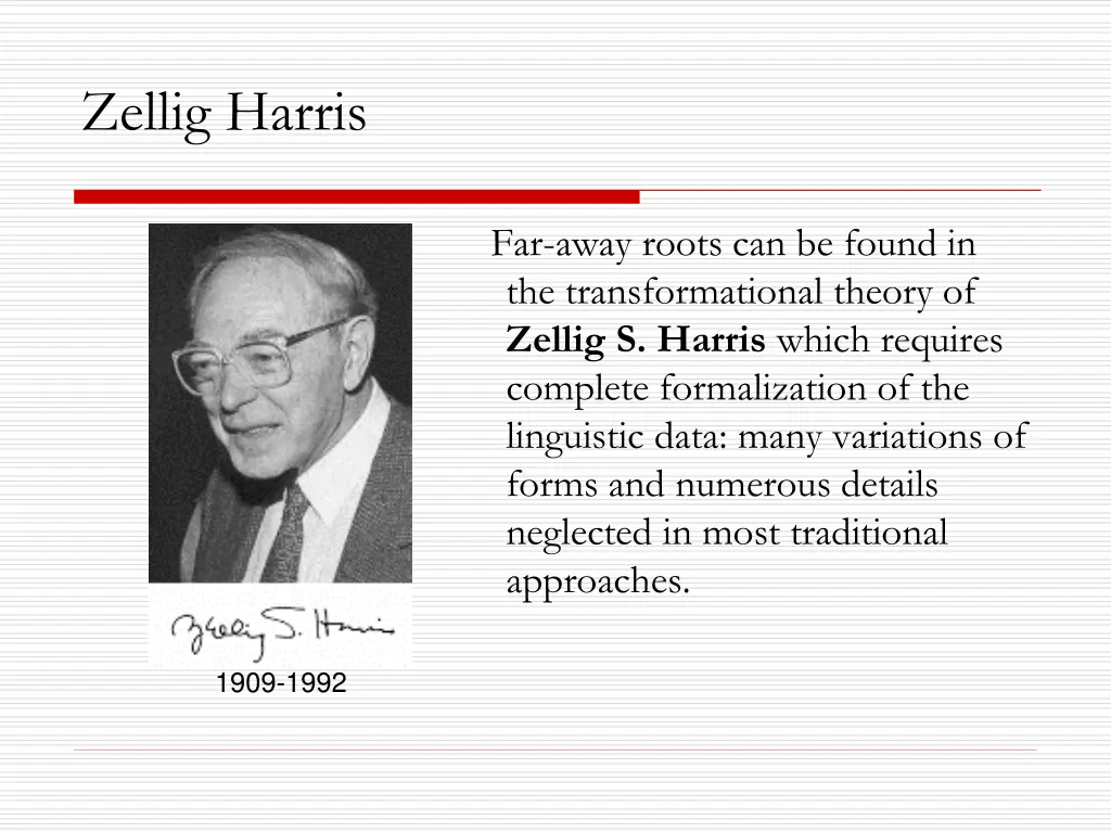 zellig harris
