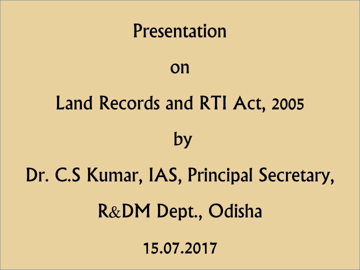 presentation