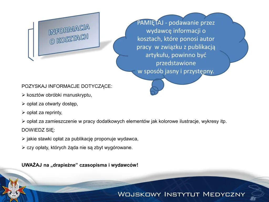 pami taj podawanie przez wydawc informacji