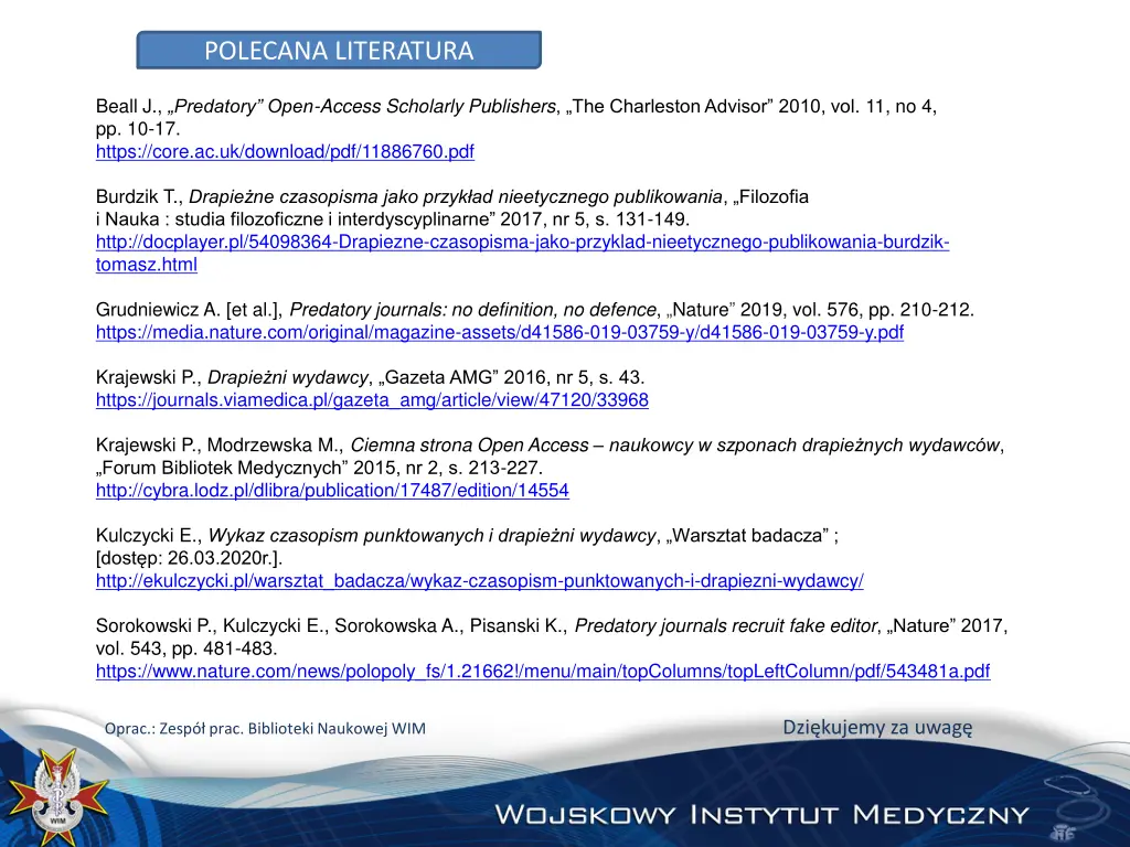 polecana literatura