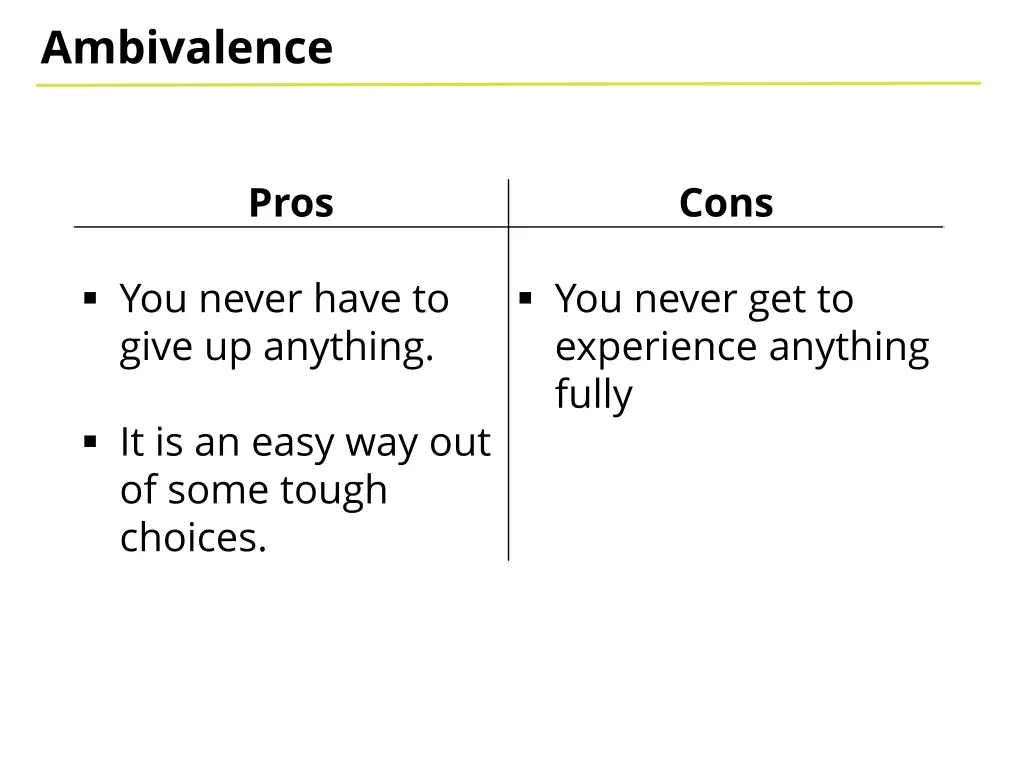 ambivalence 1