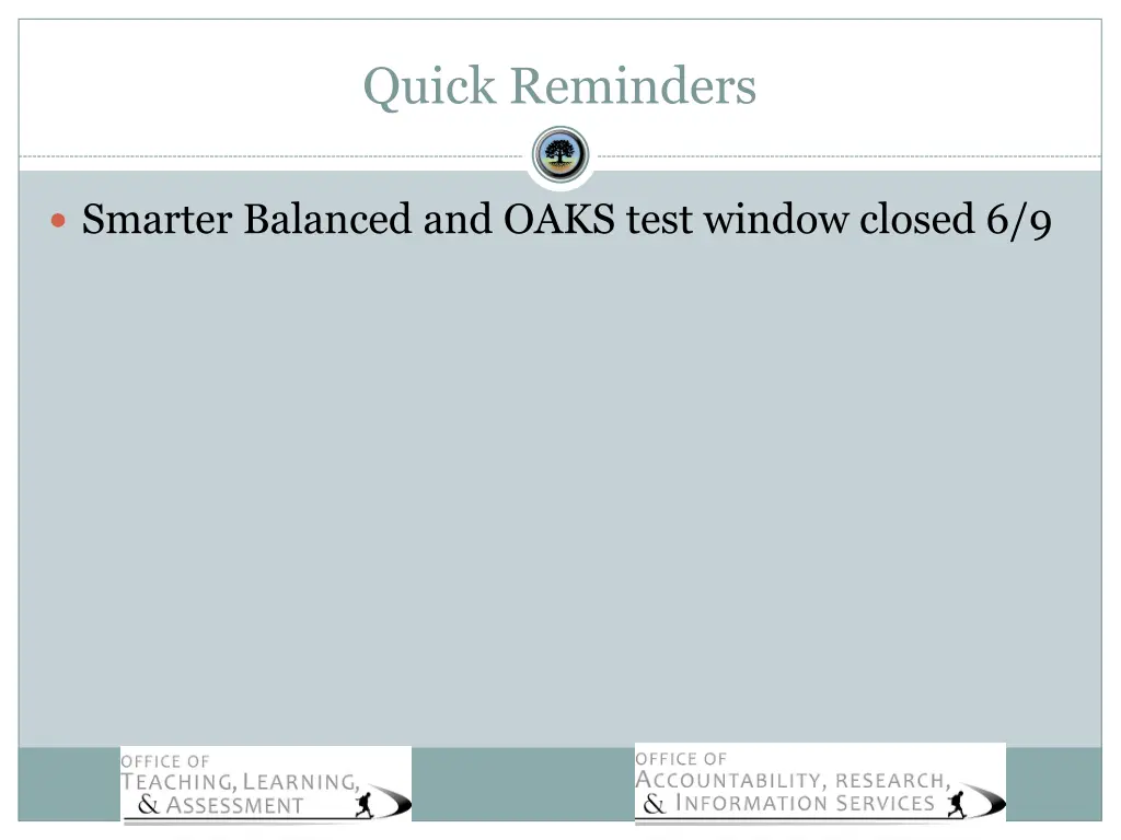 quick reminders