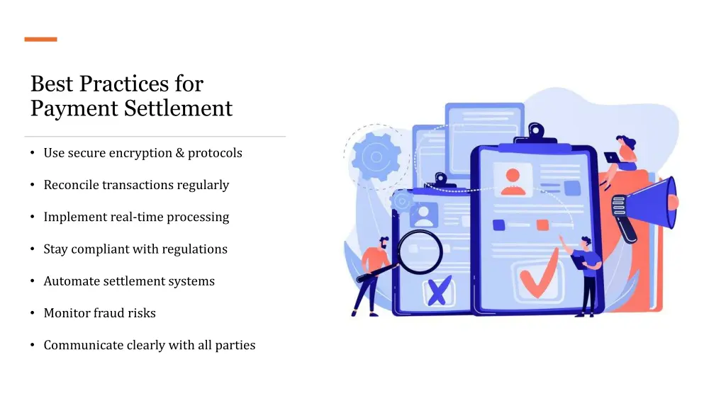 best practices for payment settlement