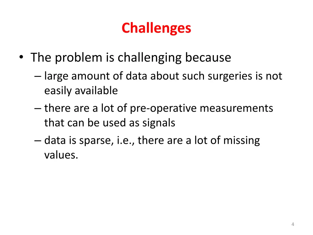challenges