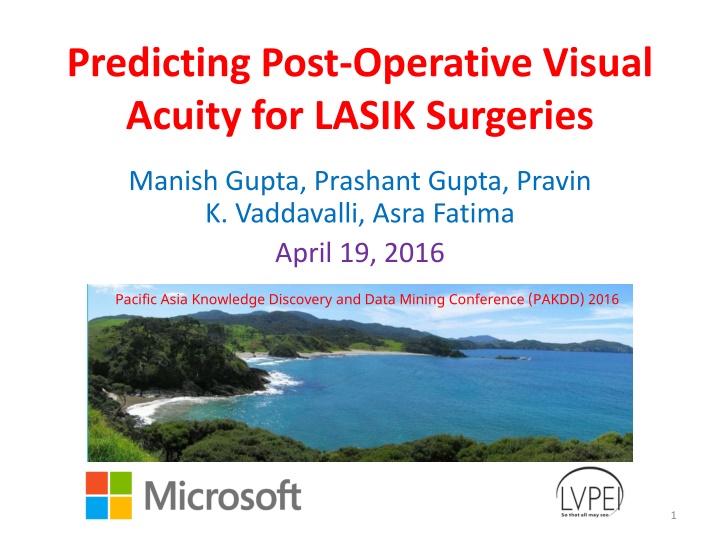 predicting post operative visual acuity for lasik