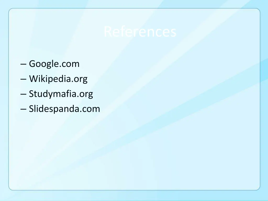 references