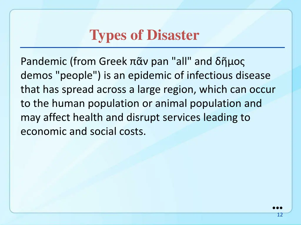 types of disaster 6