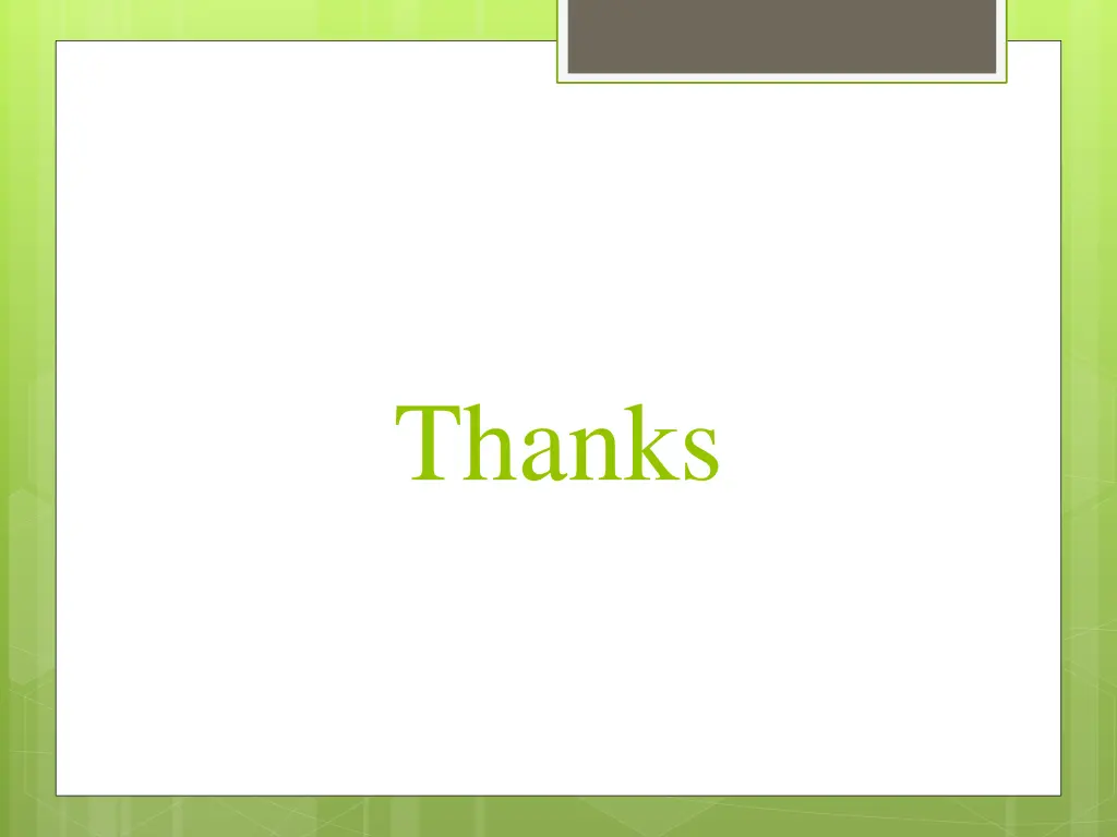 thanks
